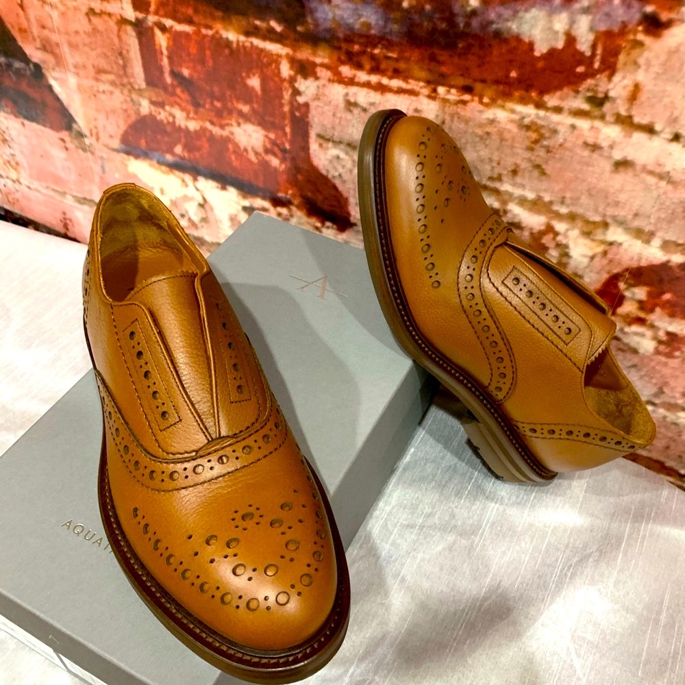 BRAND NEW MEN'S AQUATALIA  OXFORD SLIP ON WITH SHOE BAG SIZE 11.5 EXCELLENT SHOE - Picture 6 of 7